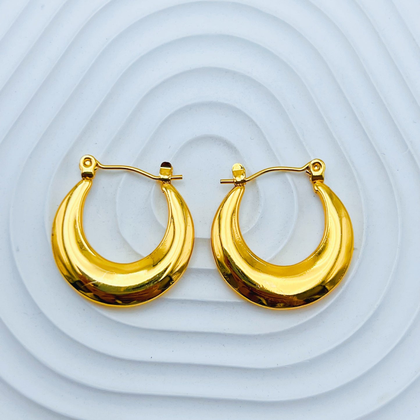 Tassel Ear Clip Female Stainless Steel Niche Exaggerated Earrings