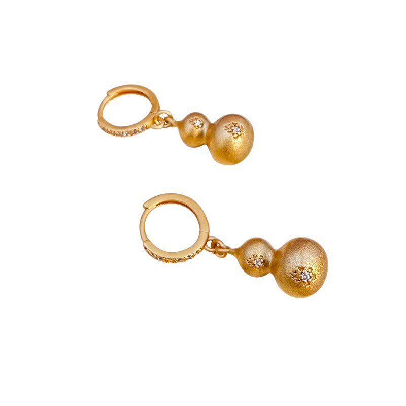 Gold Retro Affordable Luxury Niche Chinese Earrings