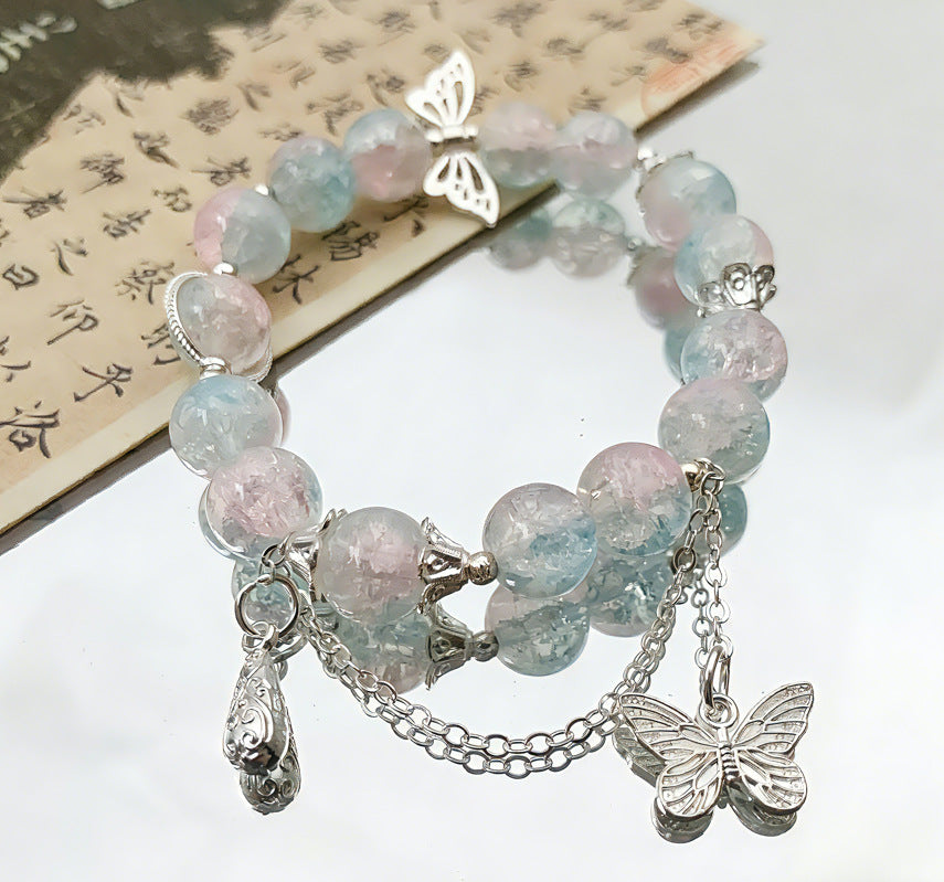 Women's Summer Rainbow Dopamine Fresh Colorful Niche High Bracelets