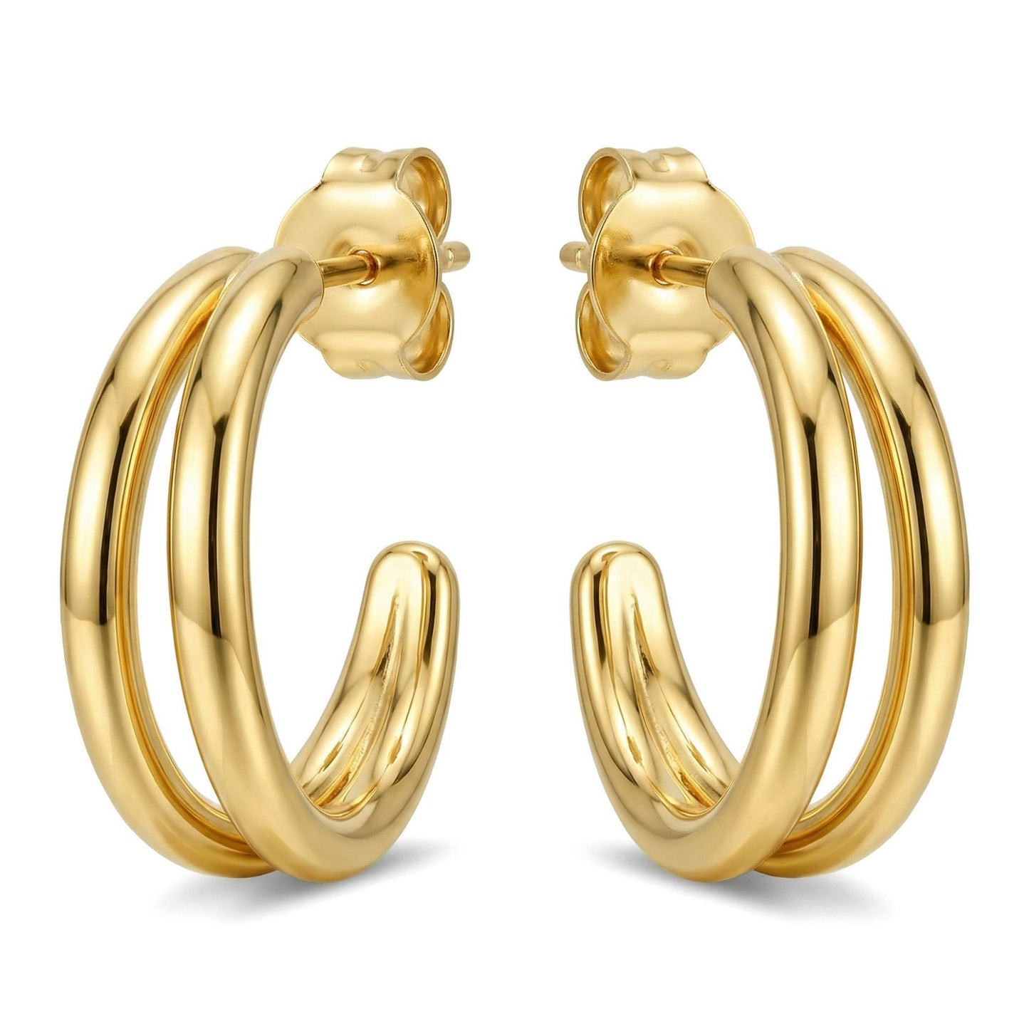 Women's & Men's Material Finely Inlaid Niche High Sense Basic Stud Earrings