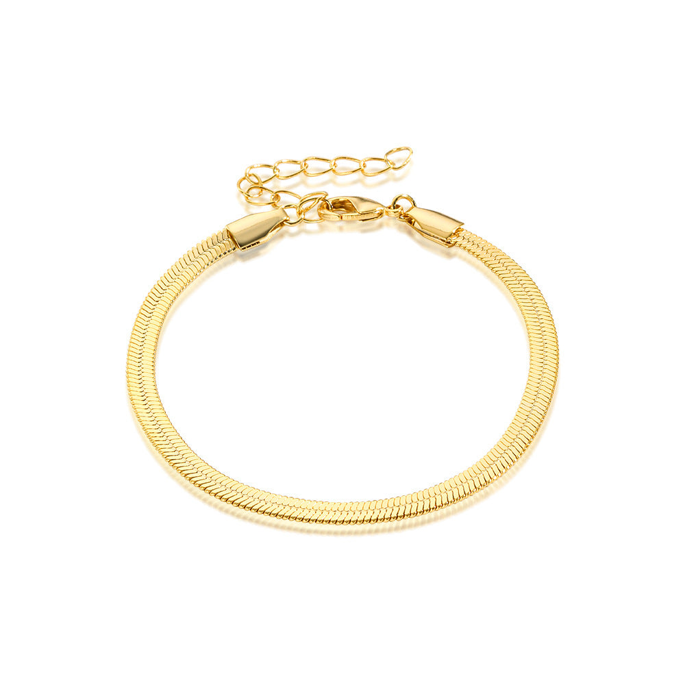 Geometric Metal Simplicity Gold Suit Personality Bracelets