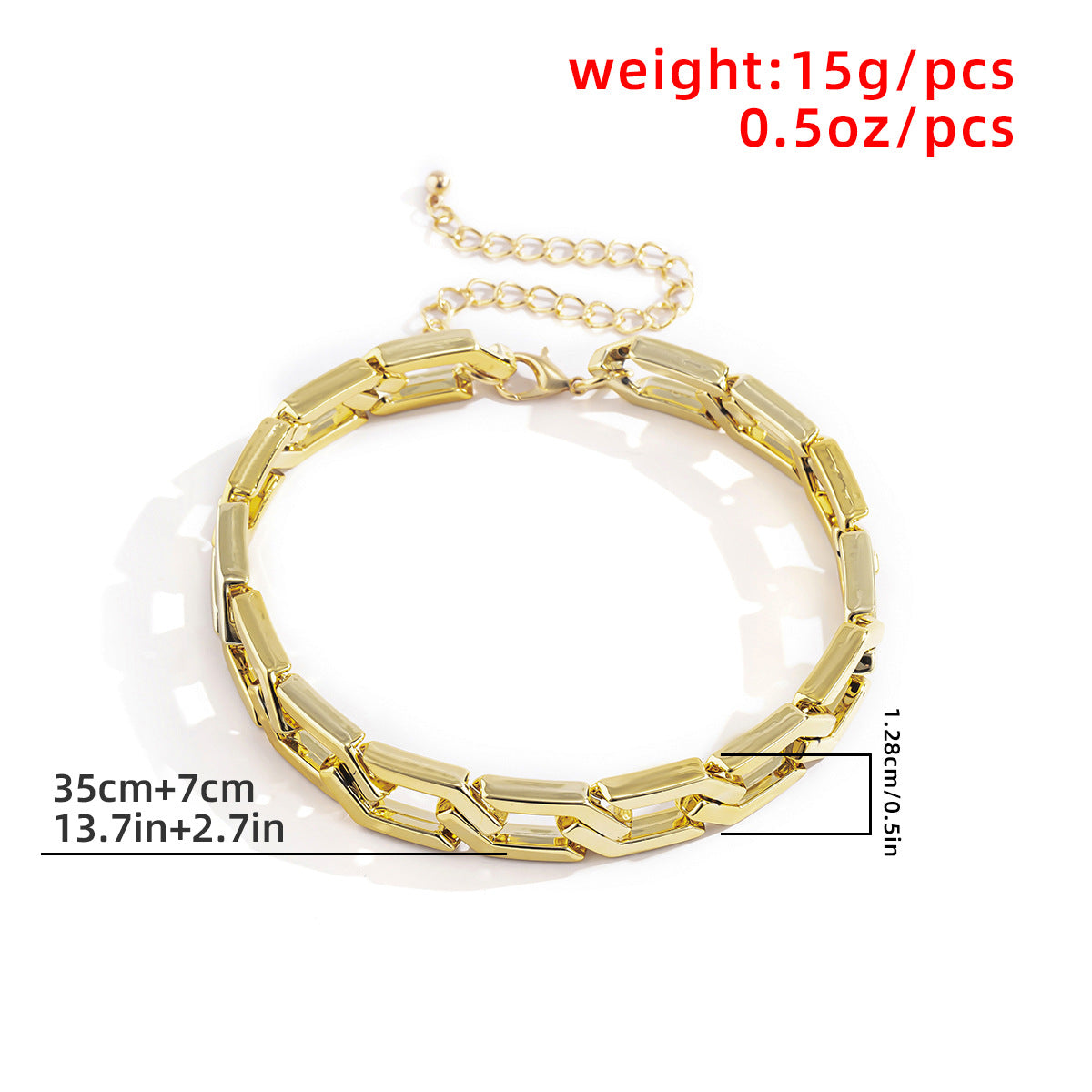 Women's Punk Thick Chain Hip Hop Fashion Necklace