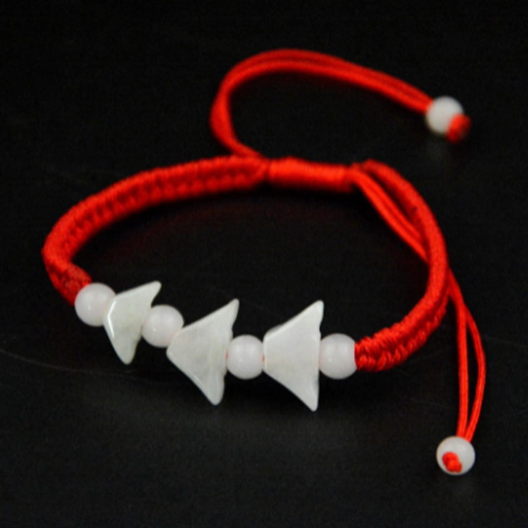 Red Rope Braid Jade Multiple Options Bracelets