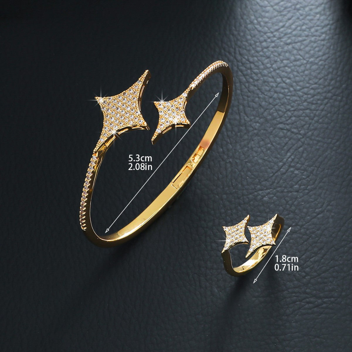 Diamond Four Stars Light Luxury High-grade Versatile Ladies Bracelets