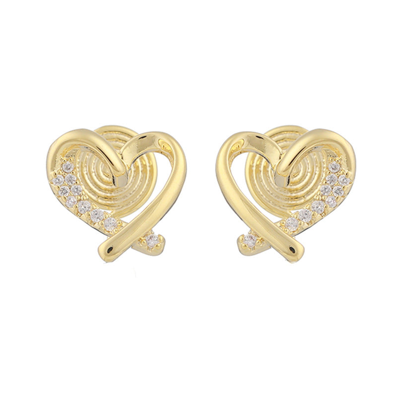 Simple Painless One-piece Mosquito Coil Love Ear Clip