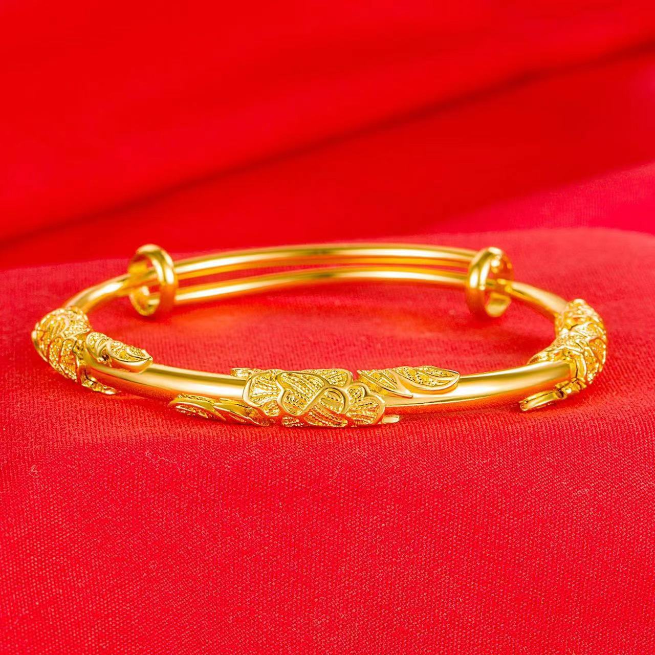 Rattan Fashion High-grade Flower Timbo Branches Leaves Push-pull Gifts Bracelet