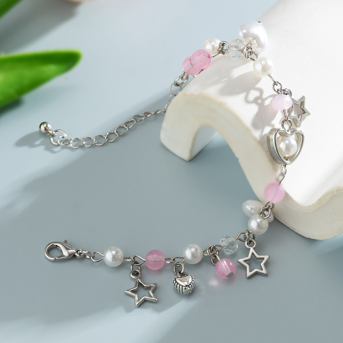 Idyllic Fresh Love Star Tassel Simple Bracelets