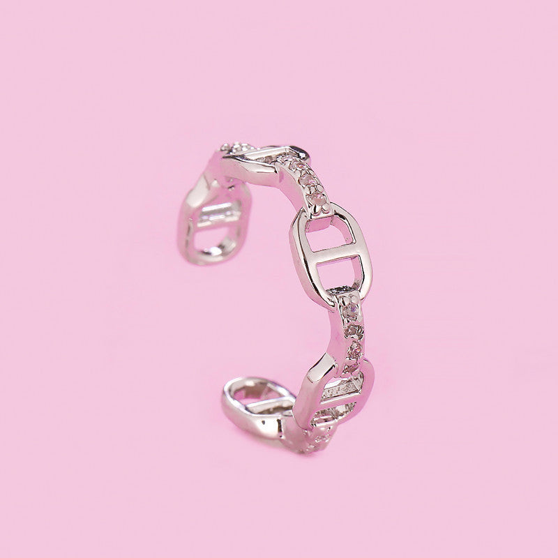 No Pierced Female Elegant Personality Diamond Simple Ear Clip