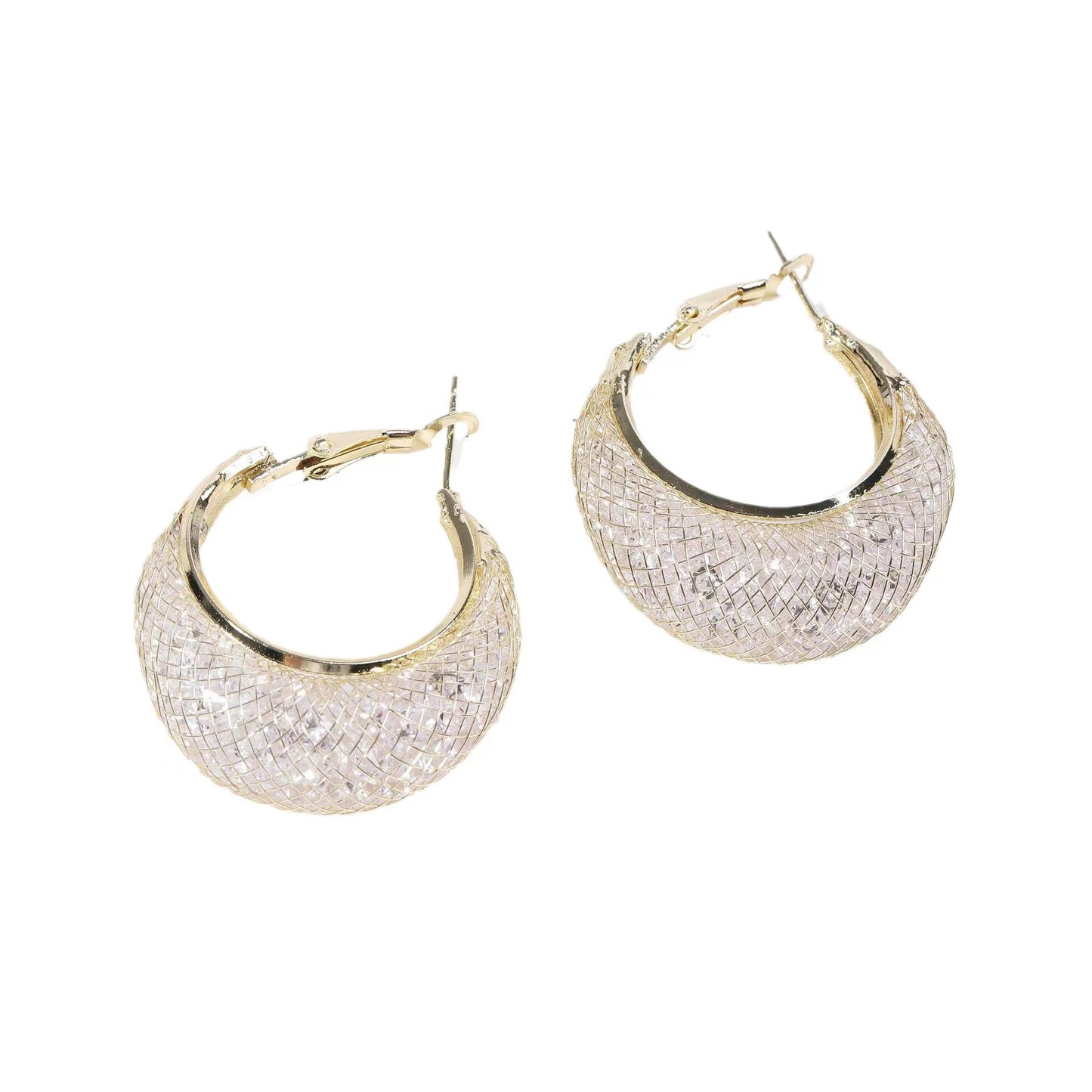 Women's Elegant Light Luxury Metal Exquisite Niche Earrings