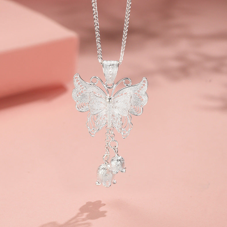 Women's Tassel For Chinese Ancient Style High Sense Necklace