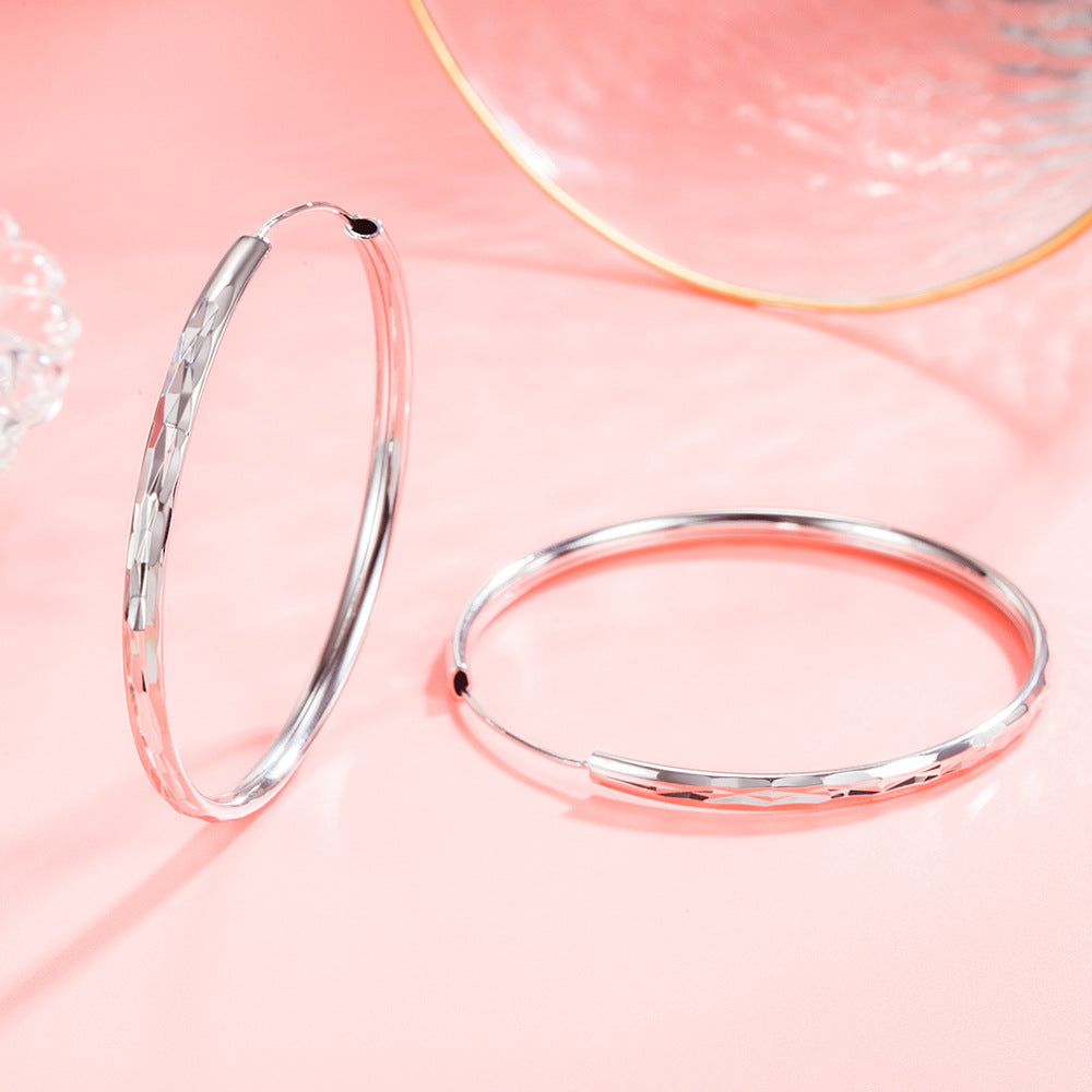 Carven Design Big Ear Summer Circle Exaggerated Rings