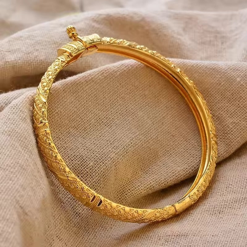Flower Arab African Ethiopian Moon Embroidery Bracelets