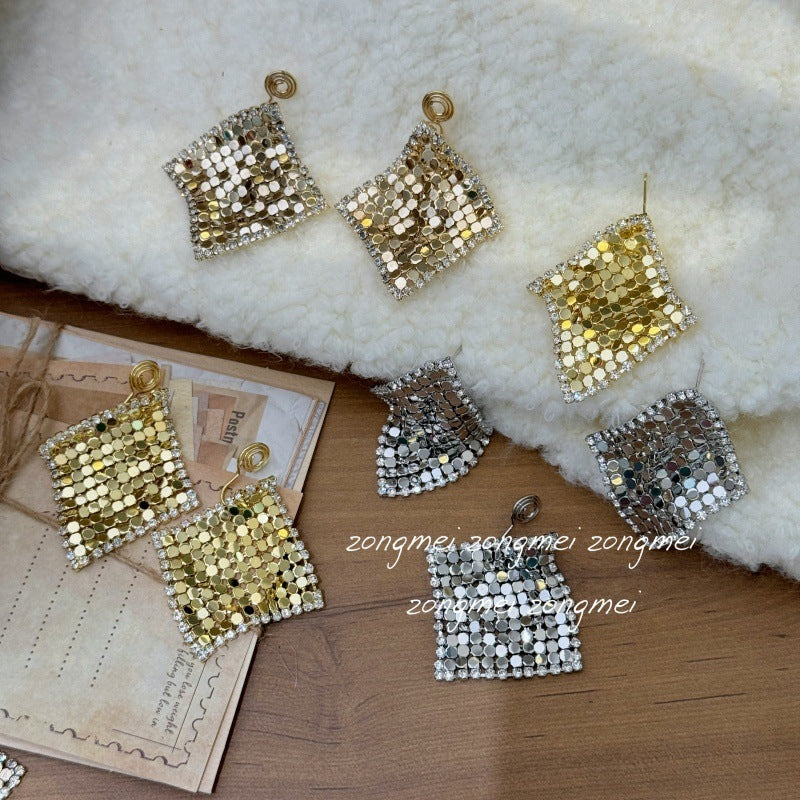 Magic Blanket Gold Sier Design Sense Advanced Tassel No Pierced Earrings