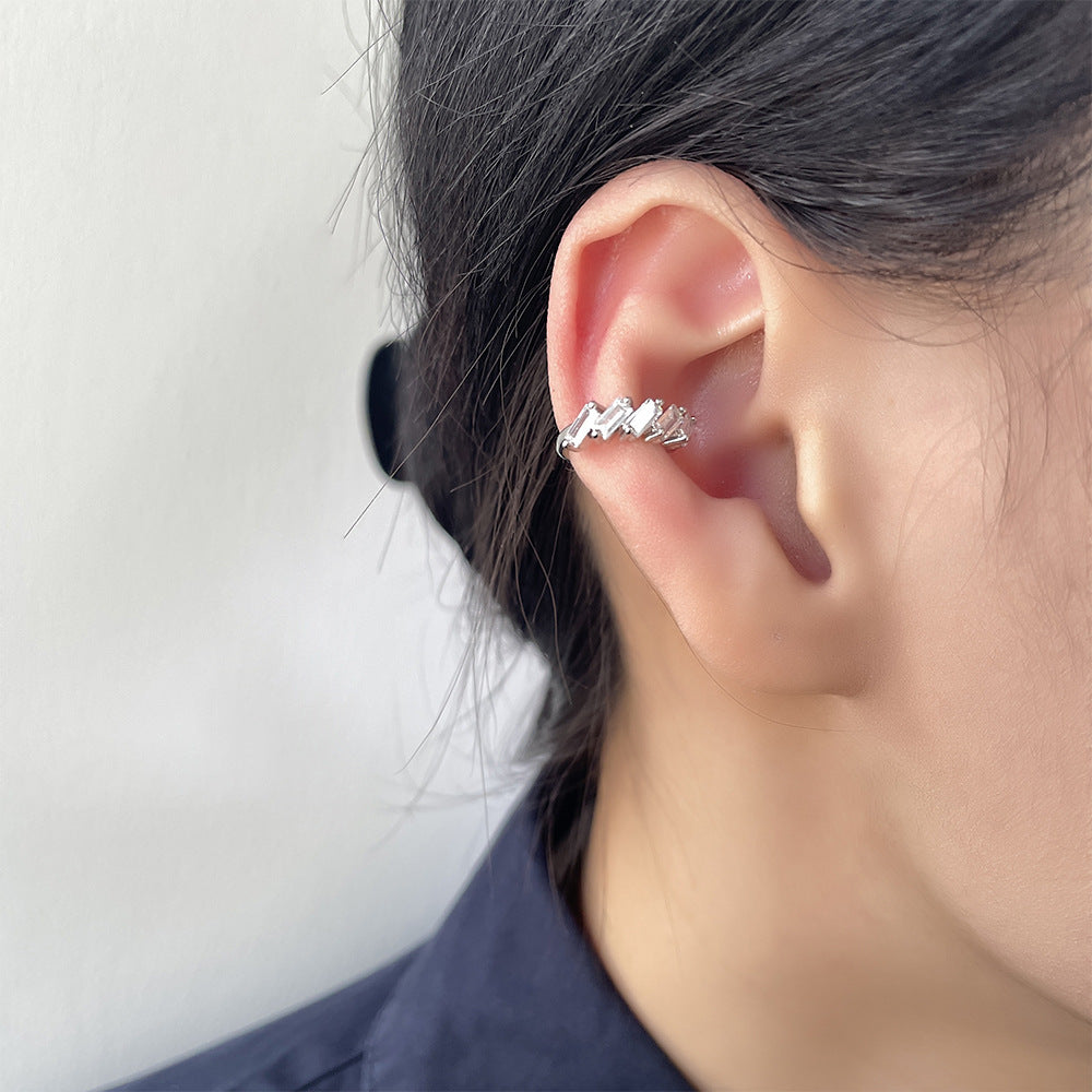 Starry Long Pearl Tassel Zircon Without Rings