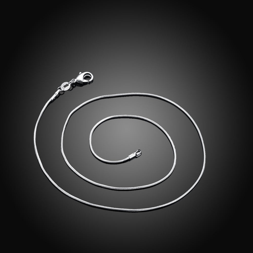 Fashion Sier Decoration Snake Chain Bones Necklaces