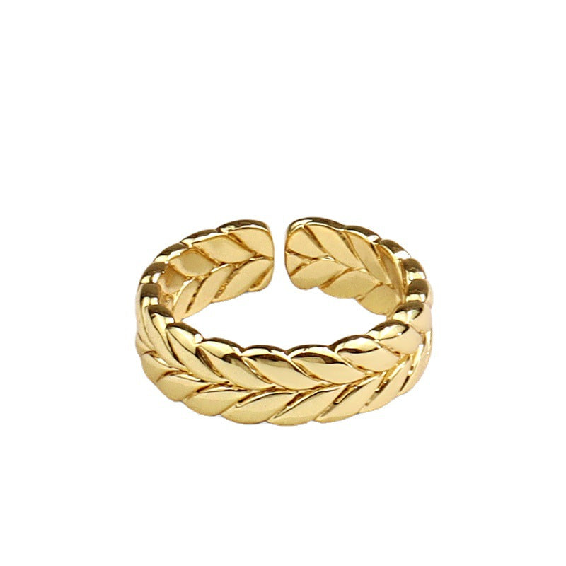 Women's & Men's & Fashion Vintage Feather Arrow Opening Rings