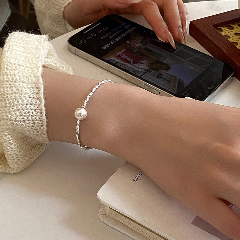 Bracelets cadeaux pour petite amie de haute qualité, Design Sier Pearl, pour femmes