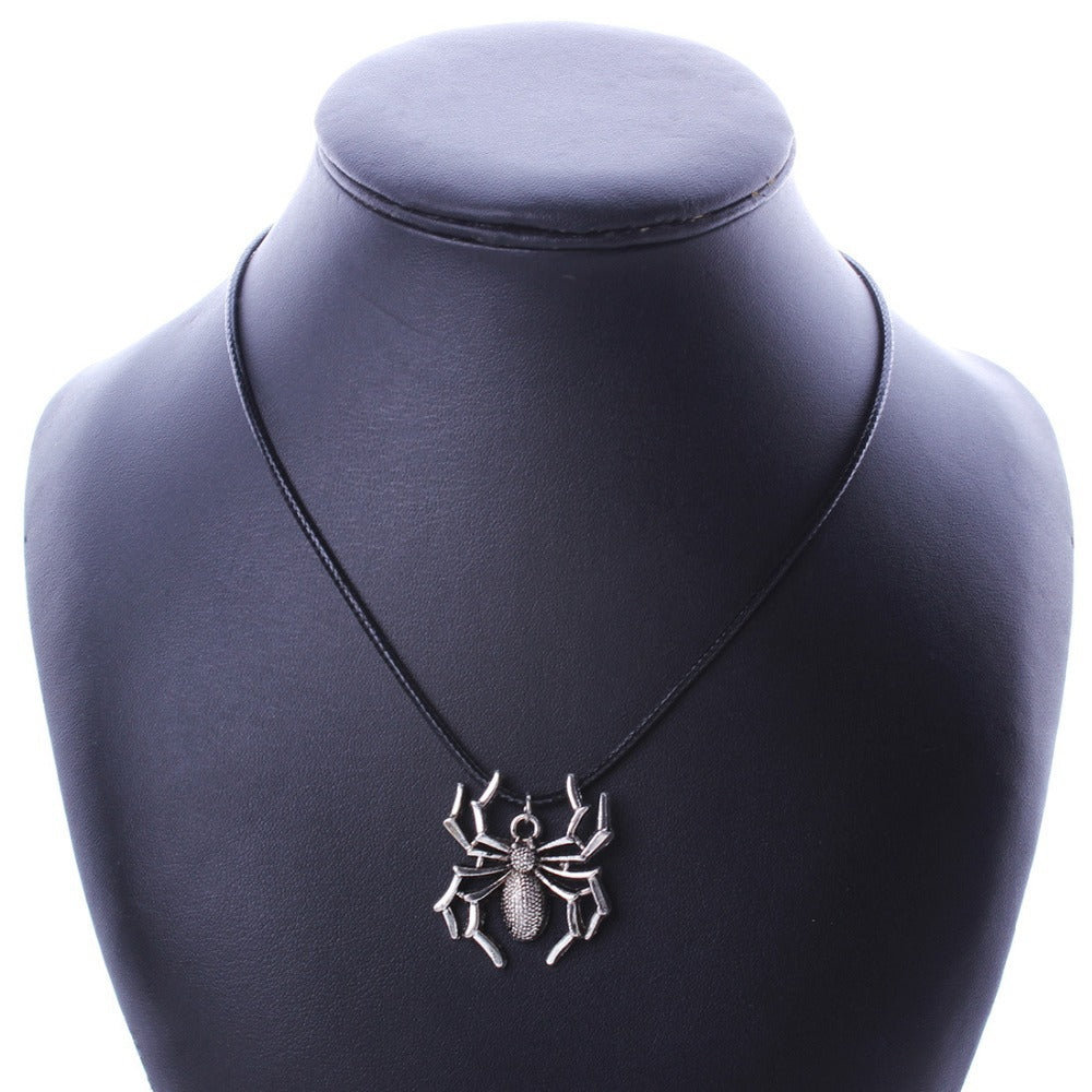 Cute Spider Alloy Personality Creative Design Necklace
