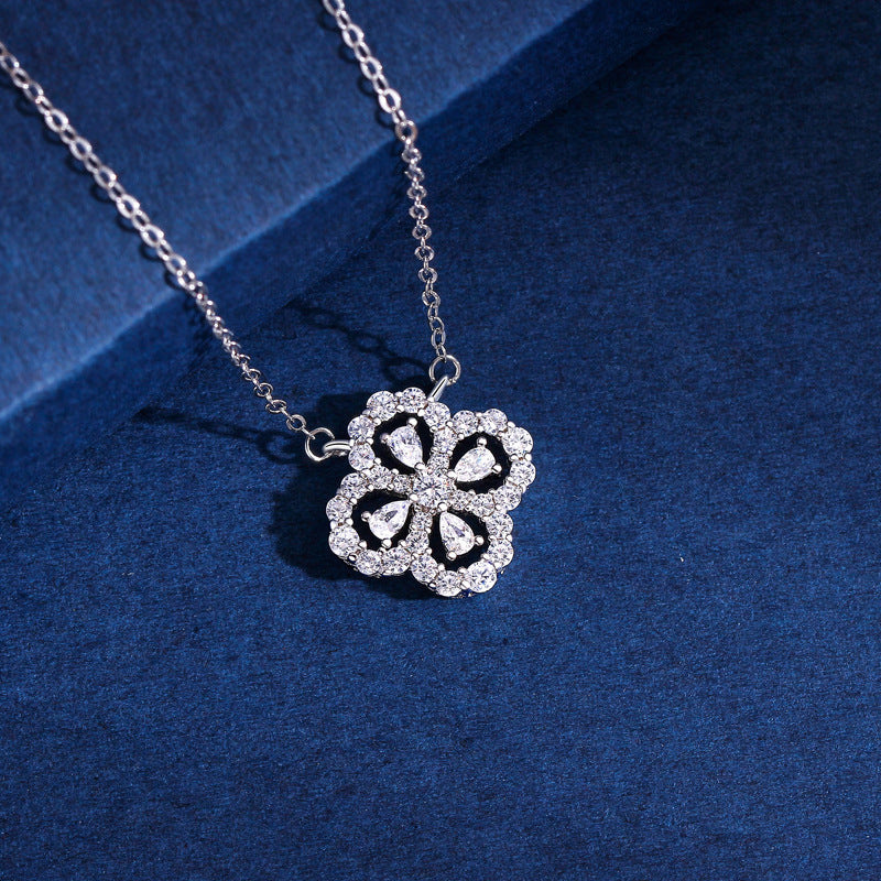 Women's Pure Sier Light Luxury Four-leaf Clover Necklaces