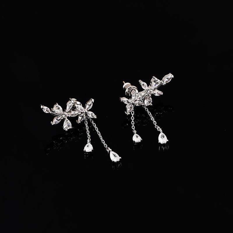 Fairy One-piece Mosquito Coil Female Sweet Tassel Earrings
