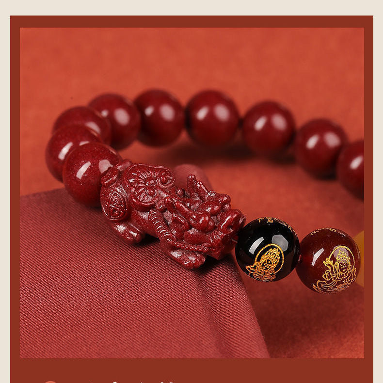 Women's & Men's Purple Gold Sand Five Gods Of Wealth Bracelets