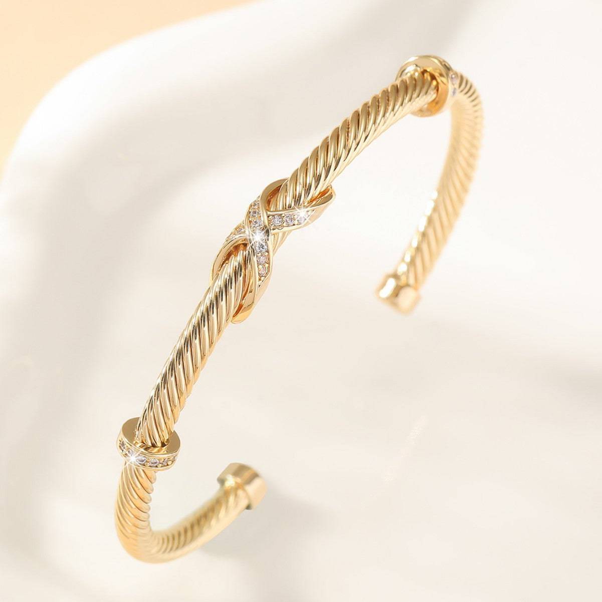 Steel Wire Rope Gold Stainless Titanium Bracelets