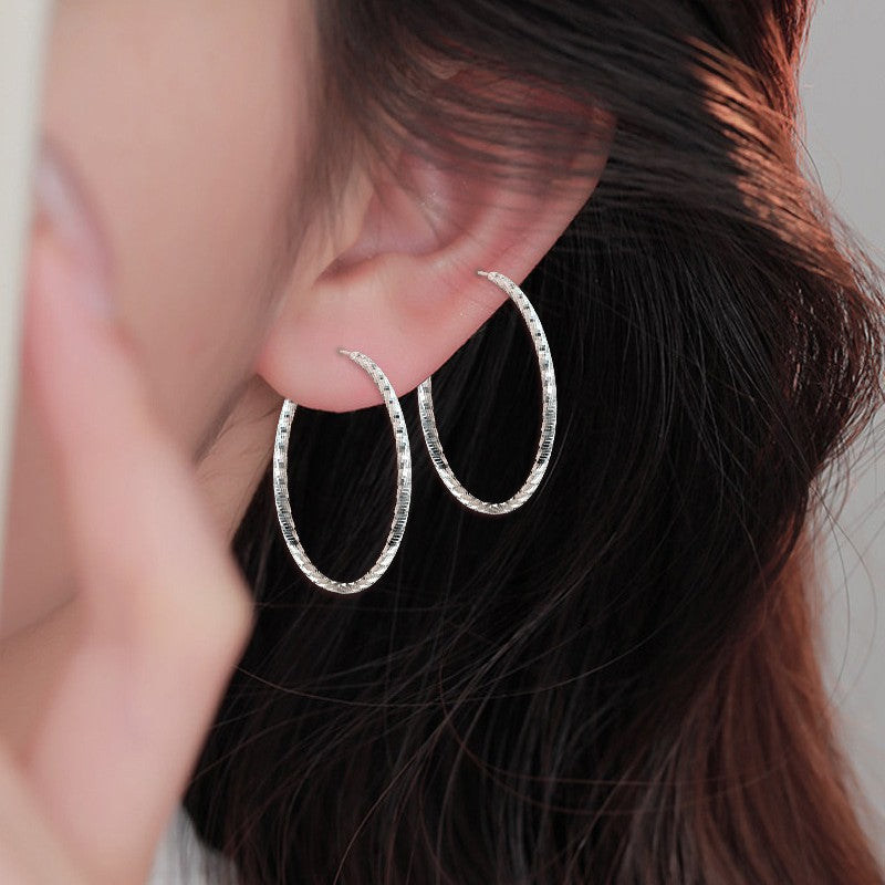 Flash Starry Sky Clip Style Classy Face Ear Buckle