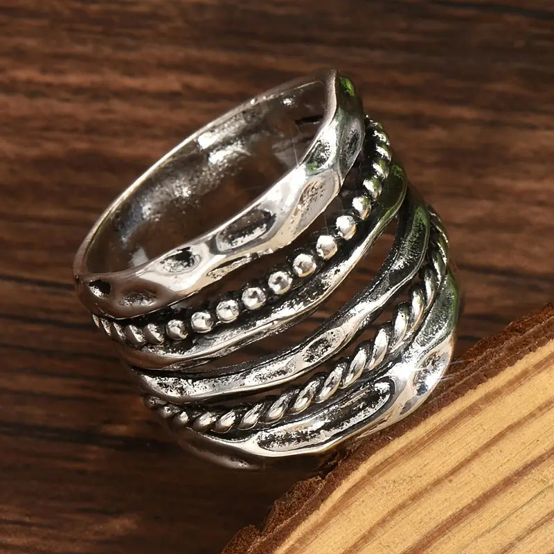 Vintage Bohemian Personality Hollow Out Finger Rings