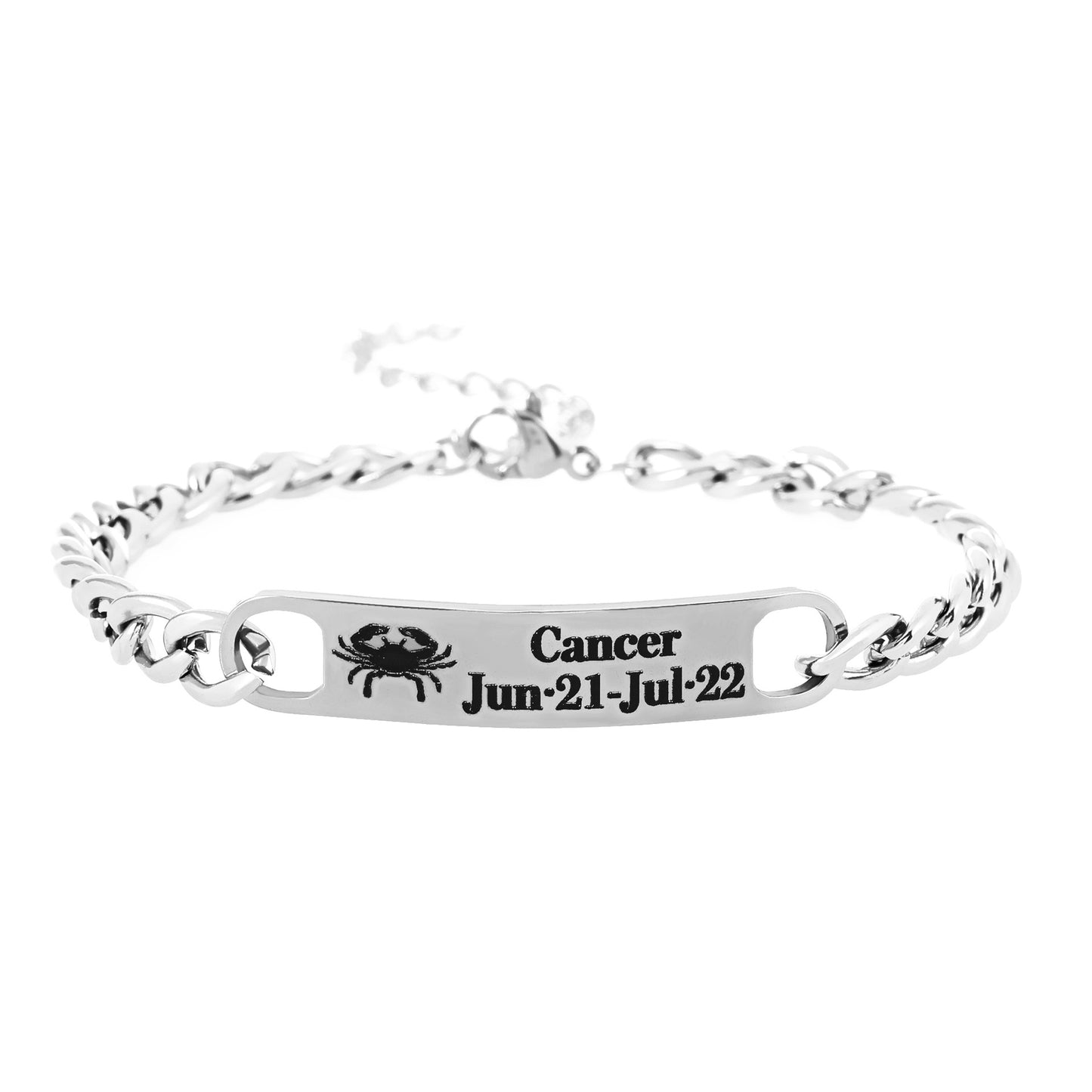 Men's Stainless Steel Twee Constellation Lovers Wild Bracelets