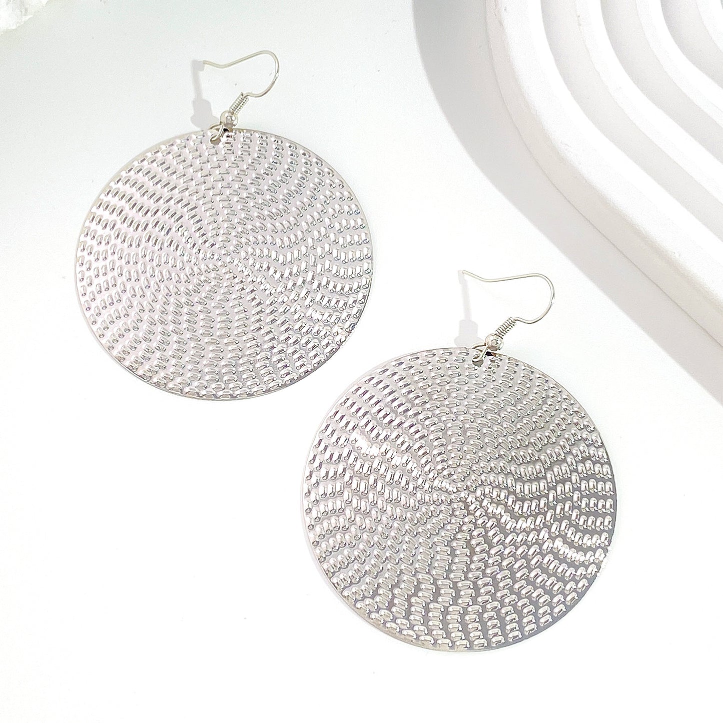 Stylish Round Female Geometric Exaggerated Classic Earrings