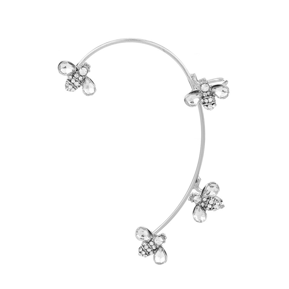 Women's Fairy Mori Style Diamond Butterfly Fashion Ear Clip