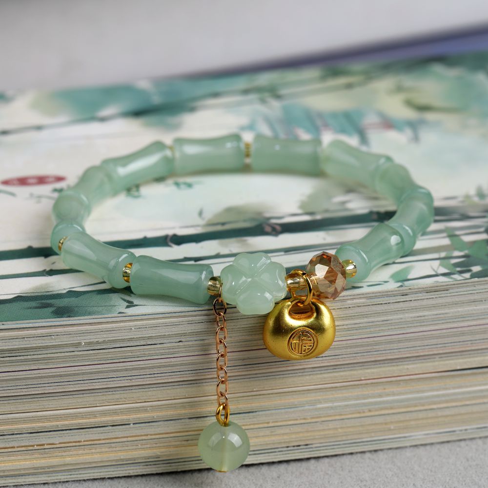 Lotus Seedpod Seed Vietnam Placer Gold Peace Bracelets