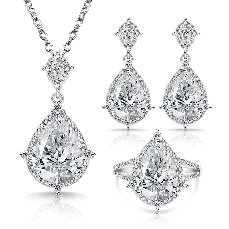 Women's Elegant Imitation Natural Gemstone Colored Gems Jewelry Set