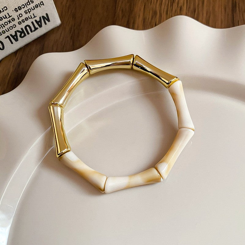 Irregular Resin Mori Style Simple Commute Light Bracelets