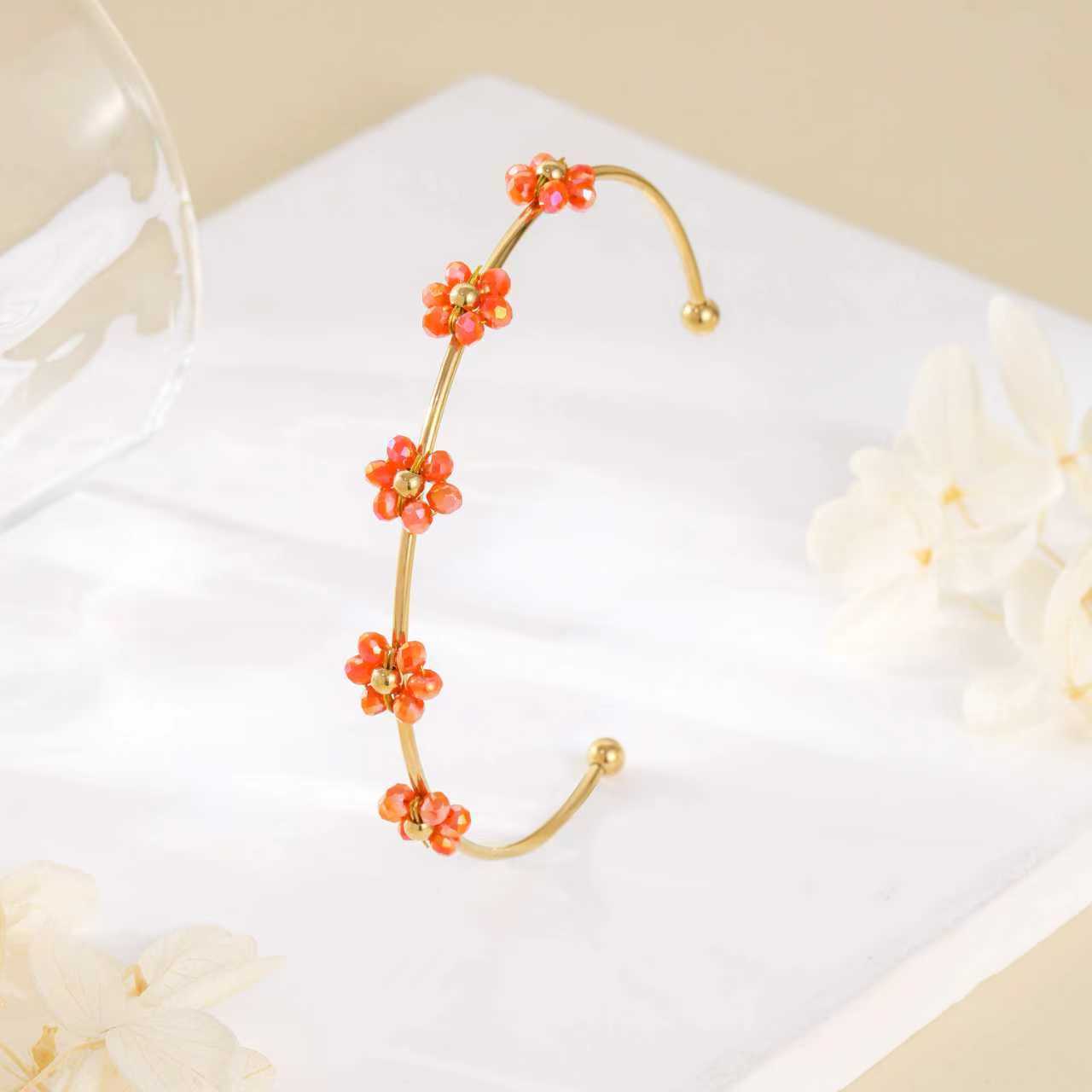 Cute Flowers Light Luxury High-grade Sense Bracelets