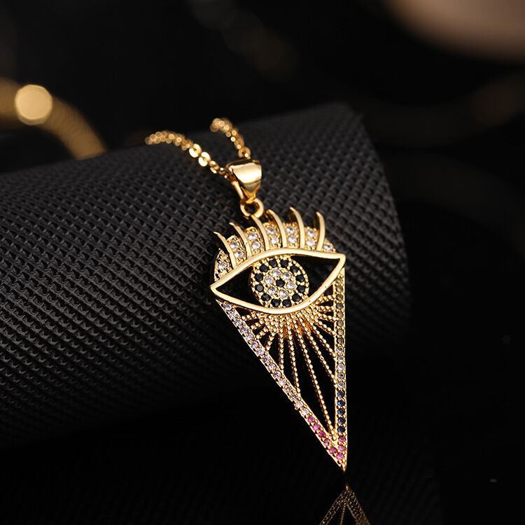 Fashion Devil's Eye Pendant Neck Accessories Necklaces