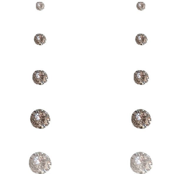 Women's Rhinestone Small Ear Fashion Simple Graceful Before Sleep Stud Earrings