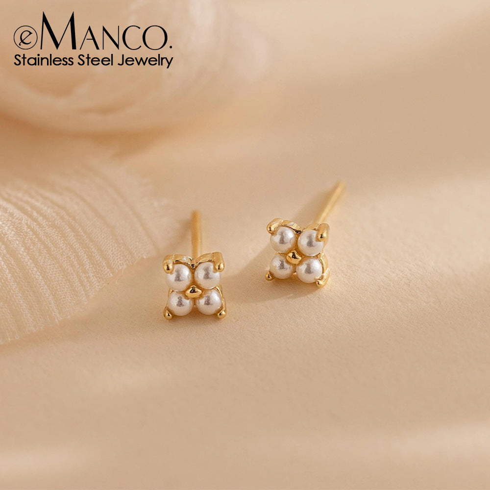 Simple Exquisite Small Female Temperament High Sense Ear Earrings