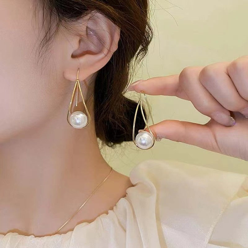 Women's Summer Super Match Mori Style Colorful Crystals Butterfly Long For Stud Earrings