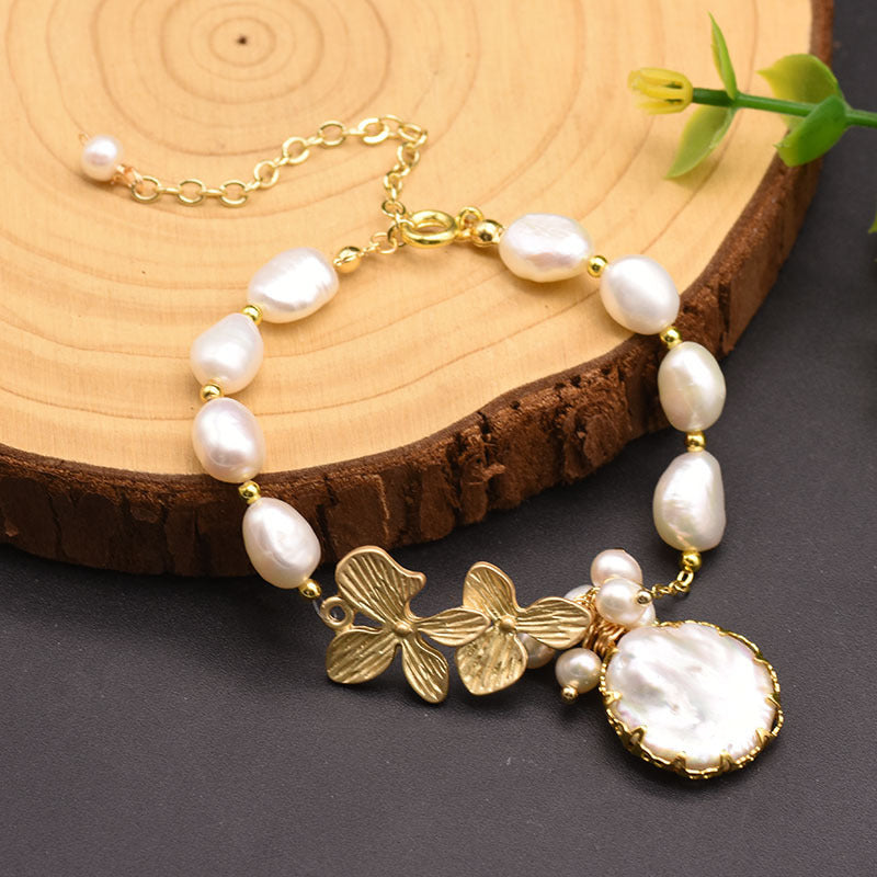 Pearl Natural Design Light Luxury Minority High-grade Bracelets