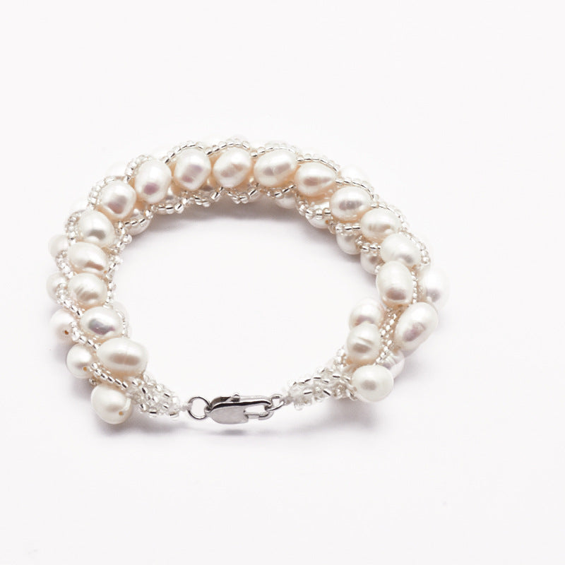 Pearl Natural Design Light Luxury Minority High-grade Bracelets