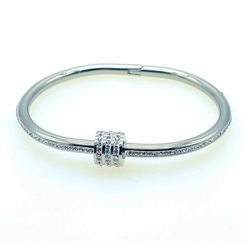 Titanium Steel Small Waist Rose Gold Bracelets