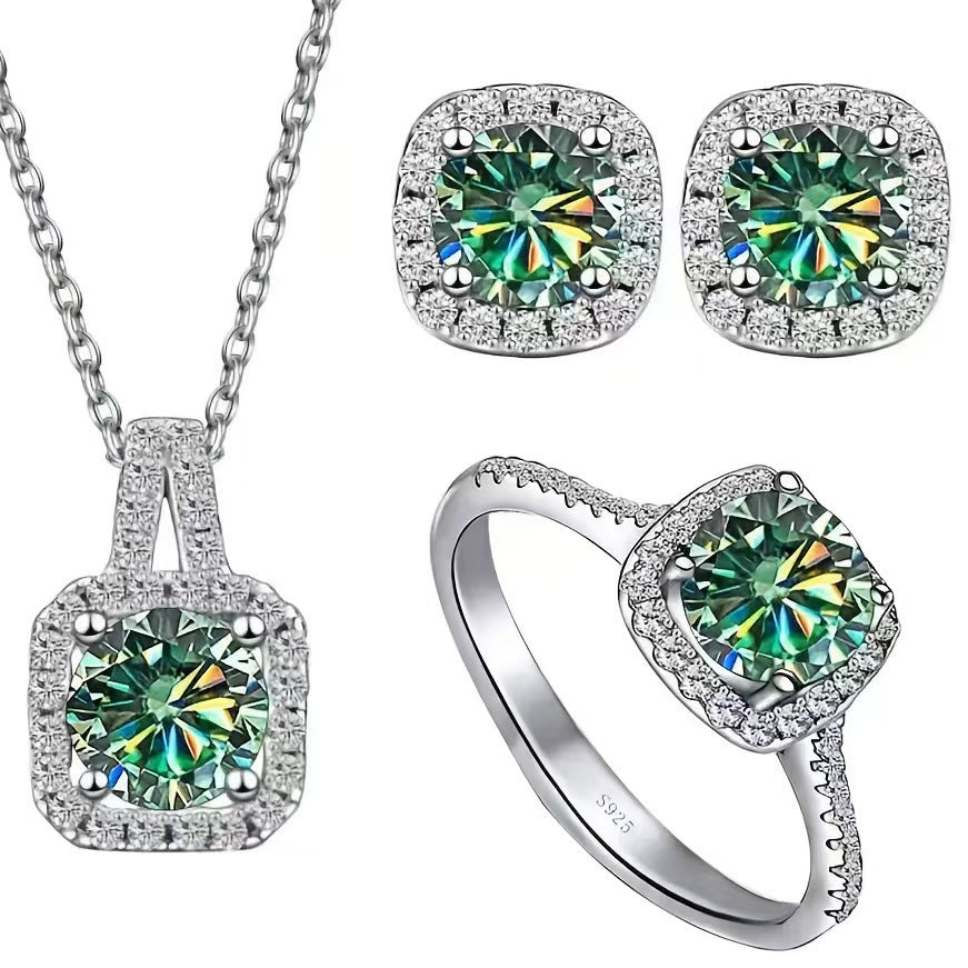 Bag Diamond Female Karat Clavicle Chain Live Necklace