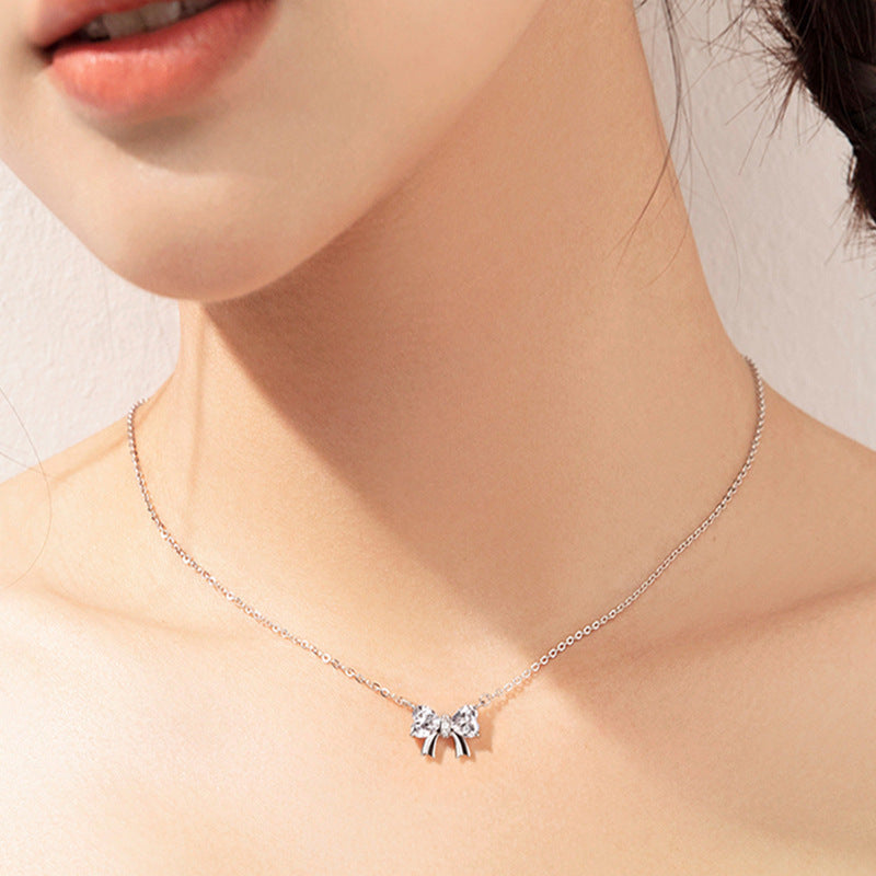 Heart Zircon Light Luxury Minority Design Advanced Necklaces