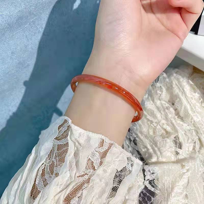 Step Jingle Imitation Jade Antique Traditional Han Clothing Bracelet