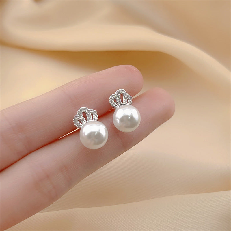 Elegant Bowknot Pearl Exquisite Design Personalized Earrings