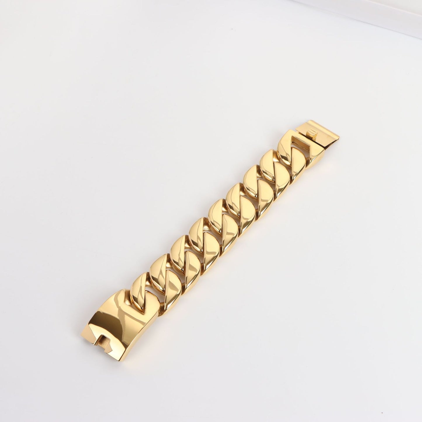 Men's Cuban Link Chain Titanium Steel Punk Bracelets