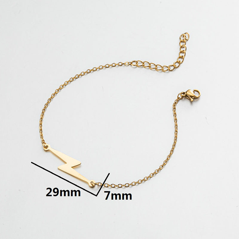 Fashion Geometry Pattern Simple Pendant Design Sense Bracelets