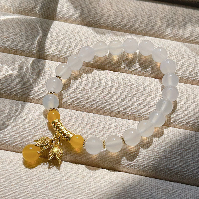 Retro Lily Agate Female Simple Antique Bracelets