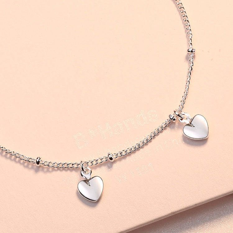 Women's Sweet Five Small Heart Personality Heart-shaped Hand Bracelets